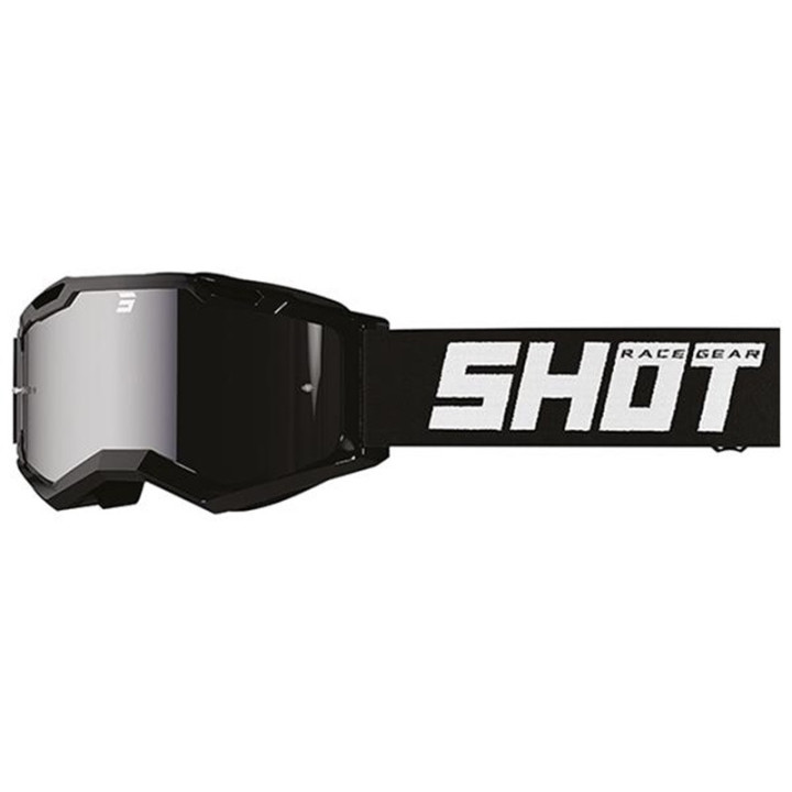 LUNETTES MASQUE CROSS SHOT ASSAULT 2.0 SOLID IRIDIUM BLACK GLOSSY