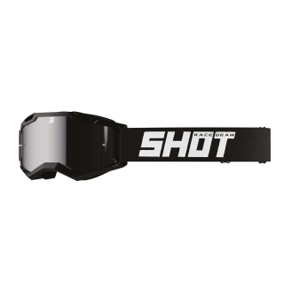 LUNETTES MASQUE SHOT SOLID IRIDIUM BLACK GLOSSY ROCKET KID ENFANT