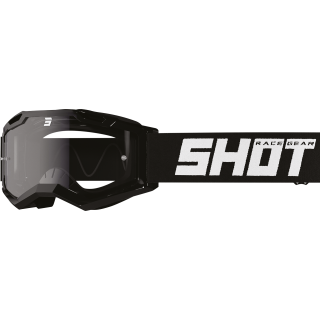 LUNETTES MASQUE SHOT ENDURO SOLID ASSAULT2.0 BLACK GLOSSY