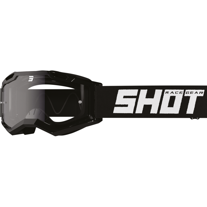 LUNETTES MASQUE SHOT ENDURO SOLID ASSAULT2.0 BLACK GLOSSY