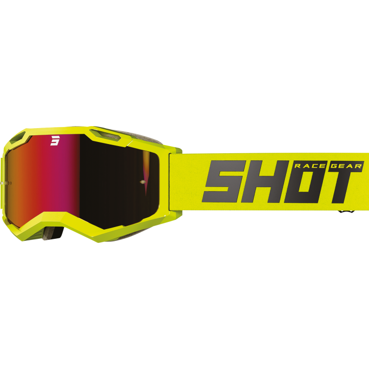 LUNETTES MASQUE SHOT IRIS 2.0 SOLID NEON YELLOW GLOSSY