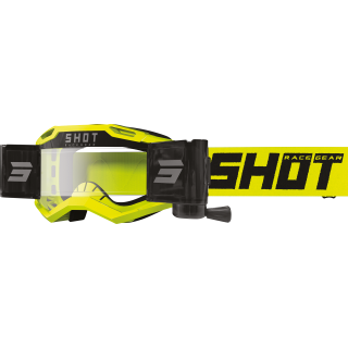 LUNETTES MASQUE SHOT IRIS 2.0 ROLL-OFF SOLID NEON YELLOW GLOSSY