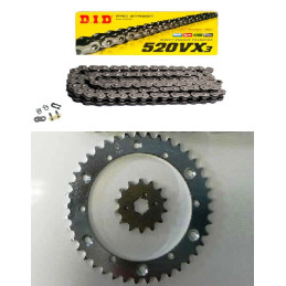 KIT CHAINE JT DID 520 VX3...