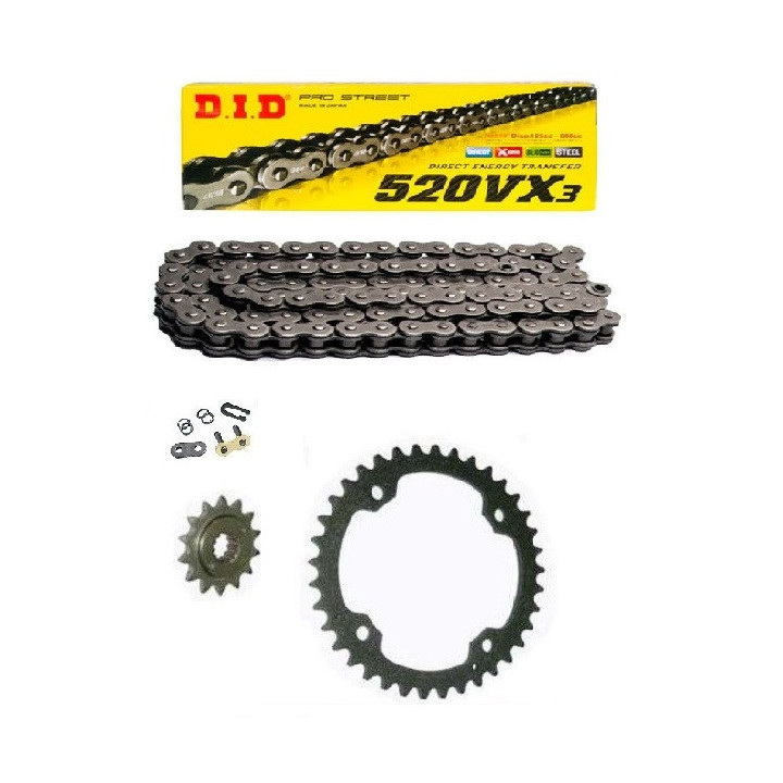 KIT CHAINE DID VX3 RENFORCE KYMCO KXR 250