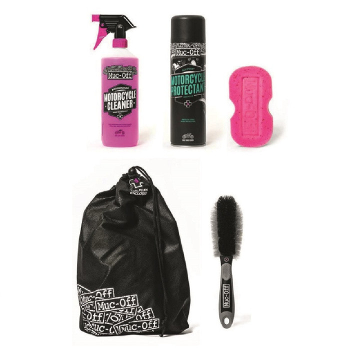 Kit entretien moto quad Essentials MUC-OFF
