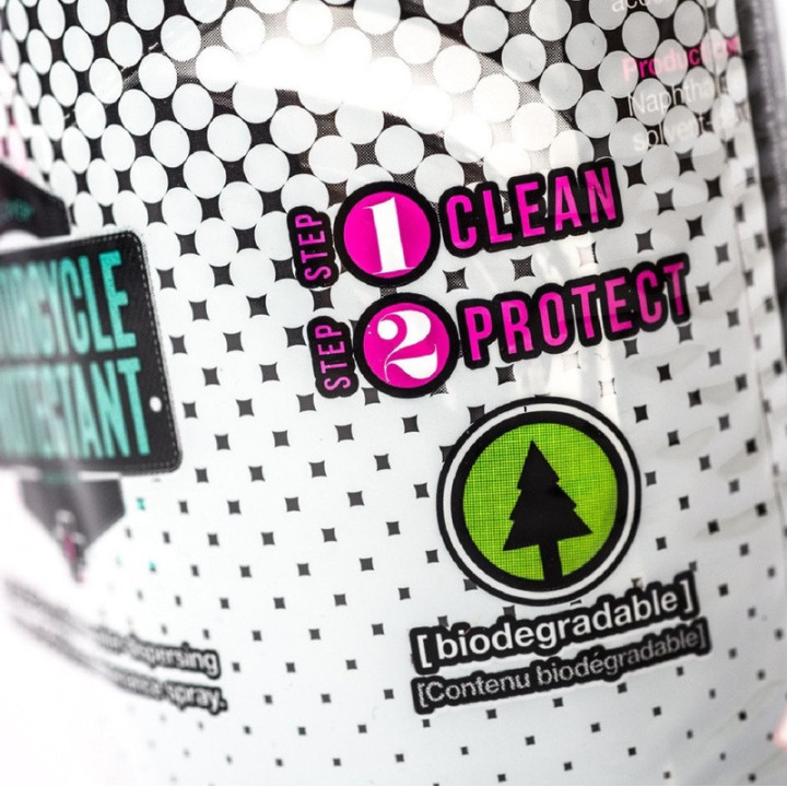Kit d'entretien nettoyant et protecion moto MUC-OFF