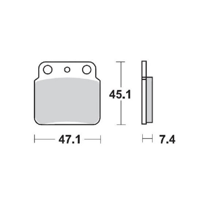 PLAQUETTES DE FREIN MOTO MASTER SUZUKI LTR 450 ARRIERE