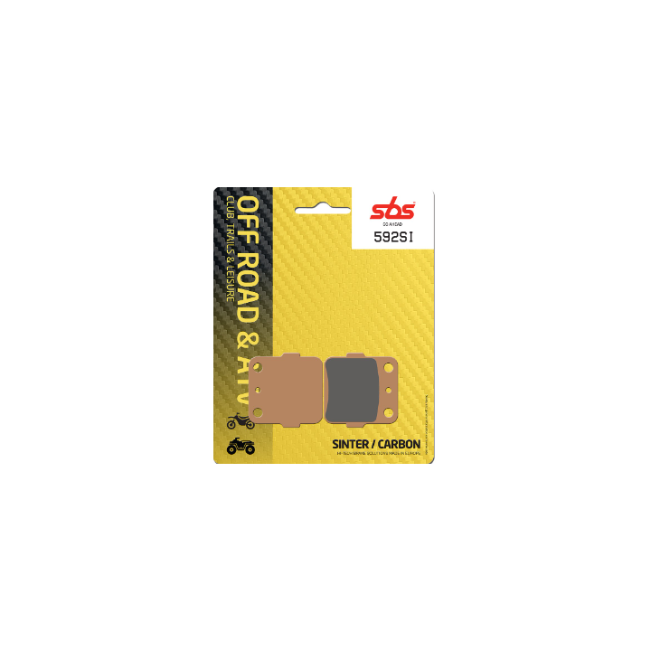 PLAQUETTES DE FREIN ARRIERE SBS KAWASAKI KFX 450