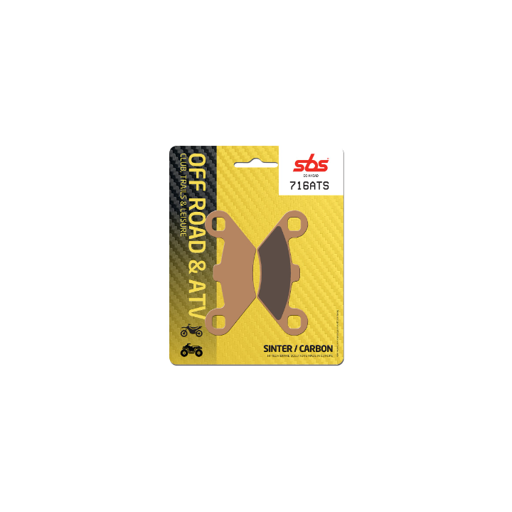 PLAQUETTES DE FREIN AVANT SBS POLARIS TRAIL BOSS 330 2003-2014
