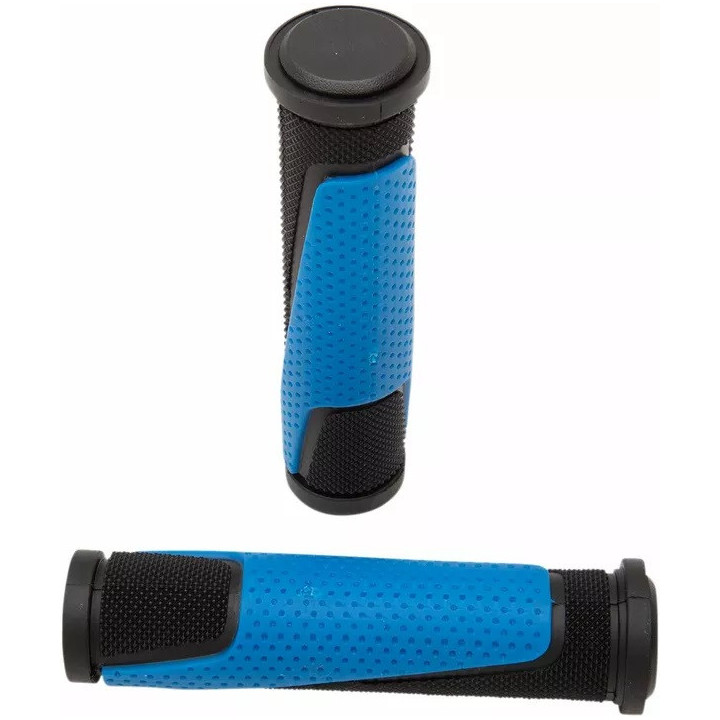 POIGNEES PROGRIP 807 DOUBLE INTENSITE BLEUES NOIRES ( GACHETTE )