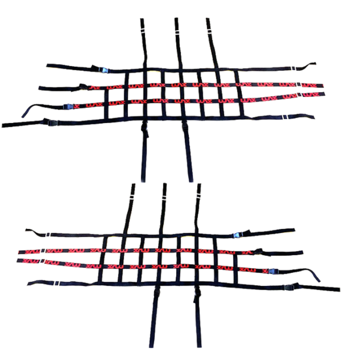 Filets portes XRW noir et rouge Maverick X3 | MX-Quad