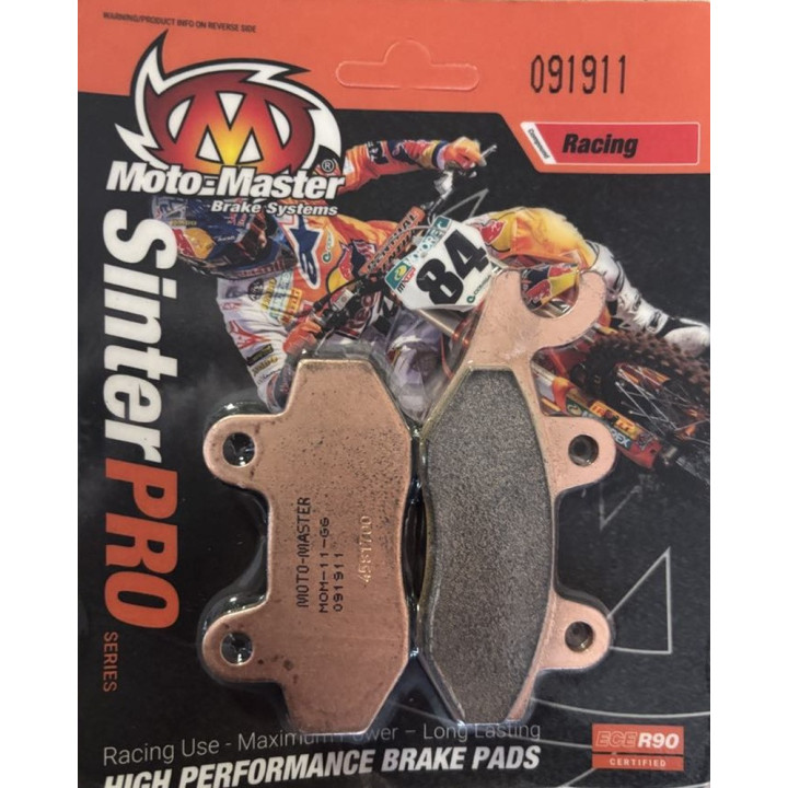 PLAQUETTES DE FREIN MOTO MASTER YAMAHA YFZ 450 ET YFZR 450 AVANT DROIT