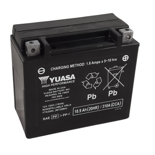 BATTERIE YUASA YTX20HL SANS ENTRETIEN ACTIVÉE D'USINE CAN AM 400 OUTLANDER 2003-2015