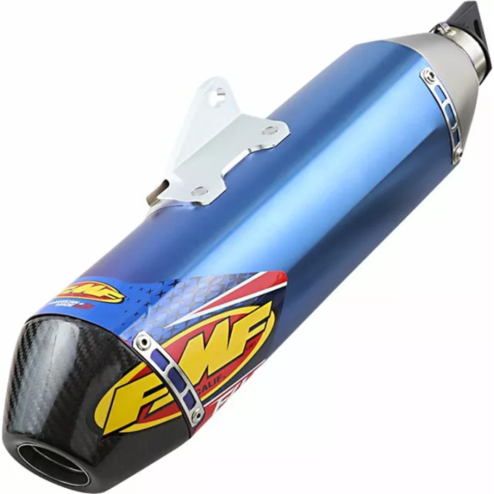 SILENCIEUX FMF FACTORY 4.1 RCT BLEU SORTIE CARBONE YAMAHA YFZR 450
