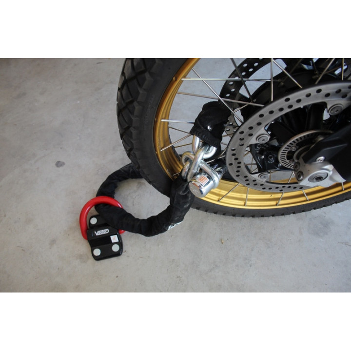 Kit antivol VECTOR - Padlock Ø21mm + Chaîne Ø14mm / 1,8m - SRA / ART / NF-FMCC