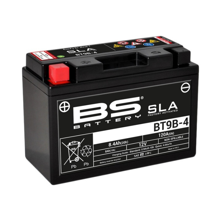 Batterie BS SLA BT9B-4  YAMAHA 700 RAPTOR