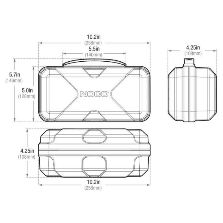 Boîtier de protection pour Booster XL NOCO EVA NOCO