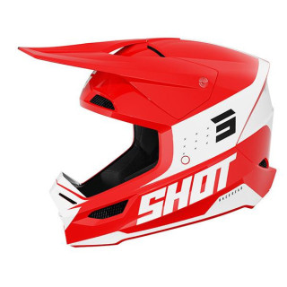 CASQUE SHOT FURIOUS FURIOUS LEAGUE ROUGE BRILLANT 2025 TAILLE XL
