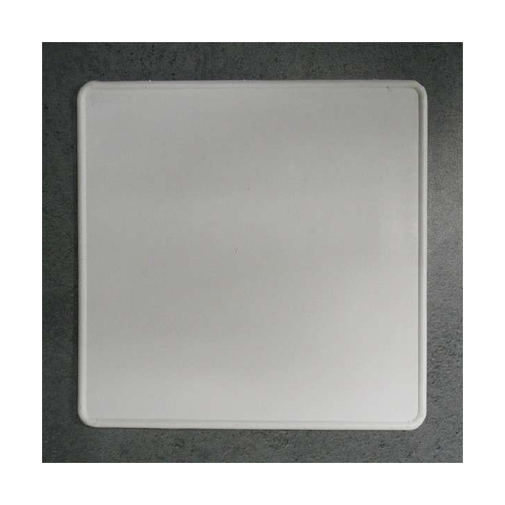 PLAQUE NUMERO PLASTIQUE BLANCHE