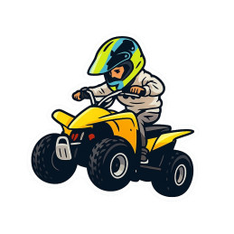 AUTOCOLLANT STICKER QUAD...