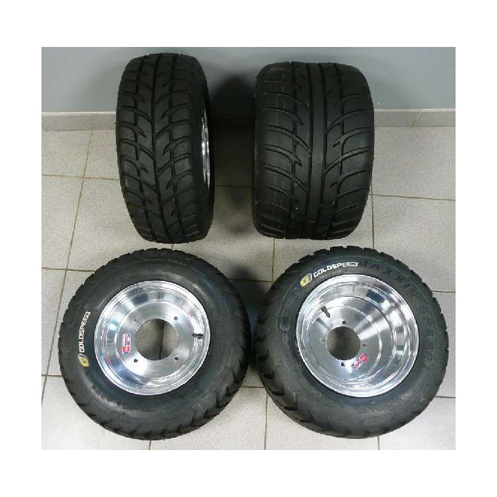 PACK SUPERQUADEUR MAXXIS SPEARZ 225x40x10 et 165x70x10 QUAD YAMAHA RAPTOR 250 350 450 660 700 YFZ YFZR BANSHEE WARRIOR