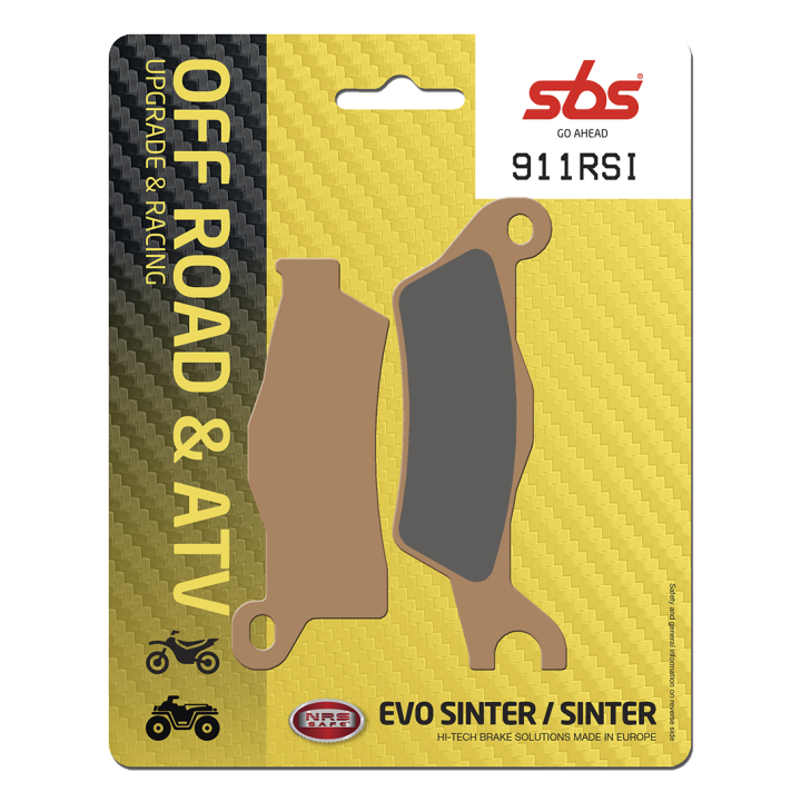 PLAQUETTES DE FREIN AVANT GAUCHE SBS 911RSI CAN AM RENEGADE 1000 2012-2018