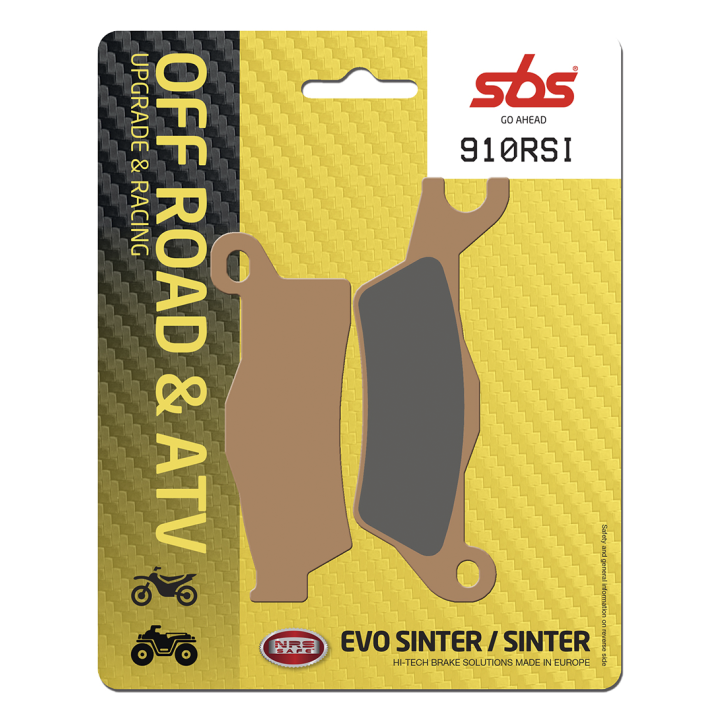 PLAQUETTES DE FREIN ARRIERE DROITE SBS 910RSI CAN AM RENEGADE 800 2012-2015