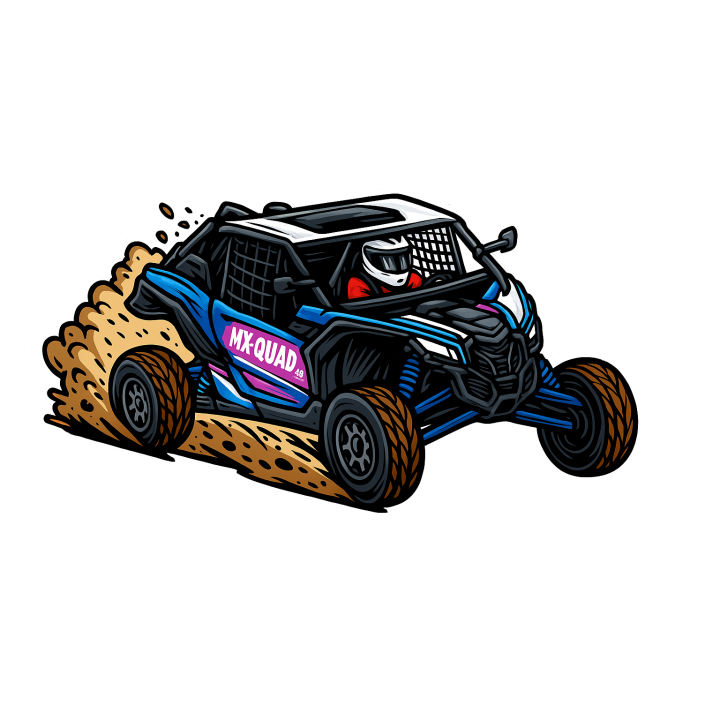 Autocollant Stickers SSV Can Am X3 17x10 cm | MX-Quad