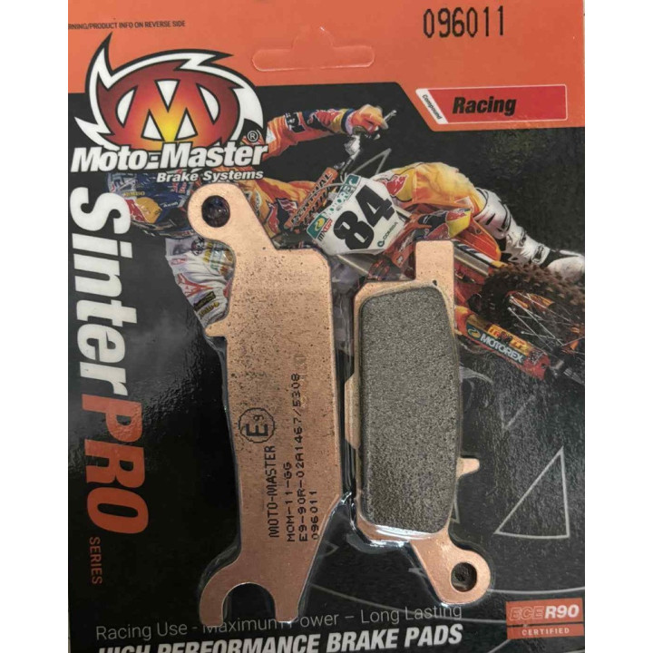 PLAQUETTES DE FREIN MOTO MASTER YAMAHA GRIZZLY 550 ET GRIZZLY 700 AVANT GAUCHE