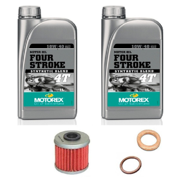 Kit vidange complet YAMAHA 700 Raptor 10w40 4 STROKE MOTOREX