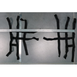 FILETS NERF BARS NOIR 50x73cm