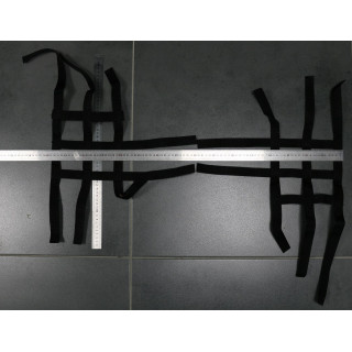 FILETS NERF BARS NOIR 58x80cm