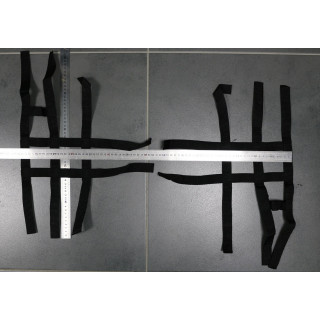 FILETS NERF BARS NOIR 53x75cm