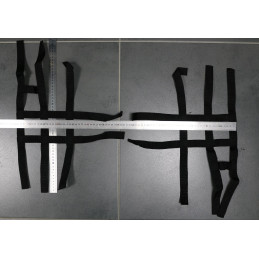 FILETS NERF BARS NOIR 53x75cm