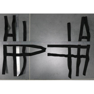 FILETS NERF BARS NOIR 54x75cm