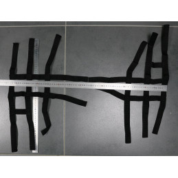 FILETS NERF BARS NOIR 52x74cm