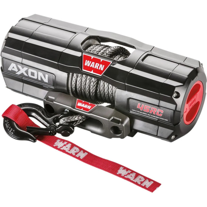 Treuil WARN AXON POWER VRX 45RC Corde synthétique 6mm 2041kg
