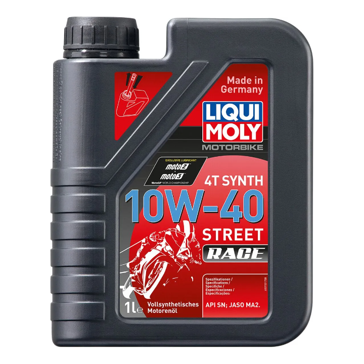 HUILE MOTEUR 4T 10W-40 Street 100% Synthèse 1L LIQUI MOLY