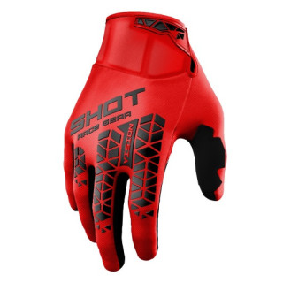 GANTS SHOT VISION TECH ROUGE NOIR