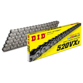 CHAINE DID 520 VX3 BB RENFORCEE  YAMAHA 200 BLASTER 660 RAPTOR
