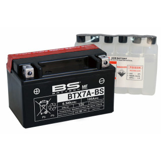 Batterie BS YTX7A-BS pour Suzuki LTR 450 | MX-Quad