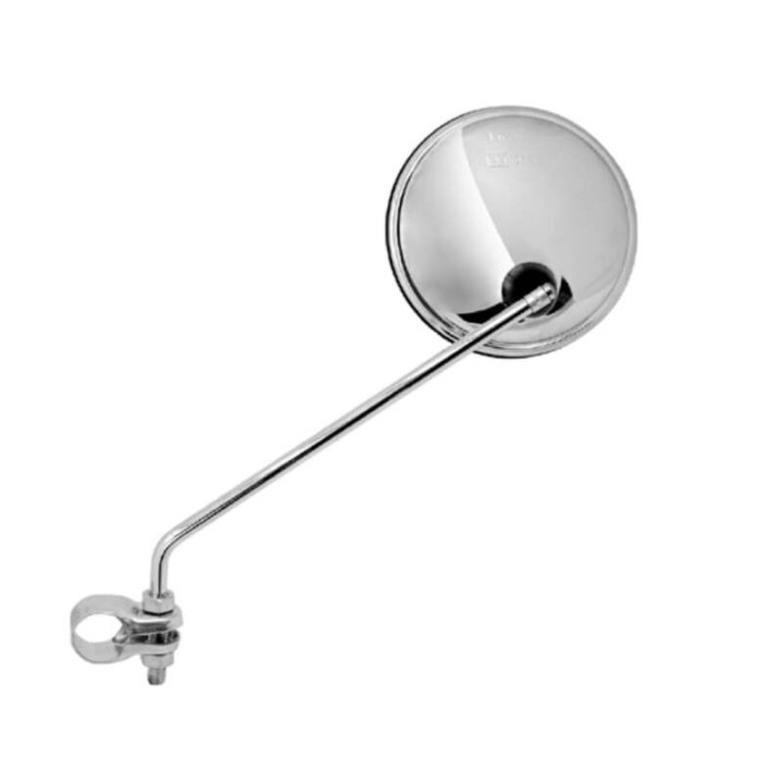Rétroviseur gauche universel 105mm chrome | MX-Quad