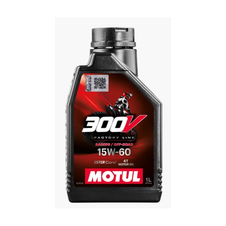 HUILE MOTEUR 4T MOTUL 300V 15W60 - 1L