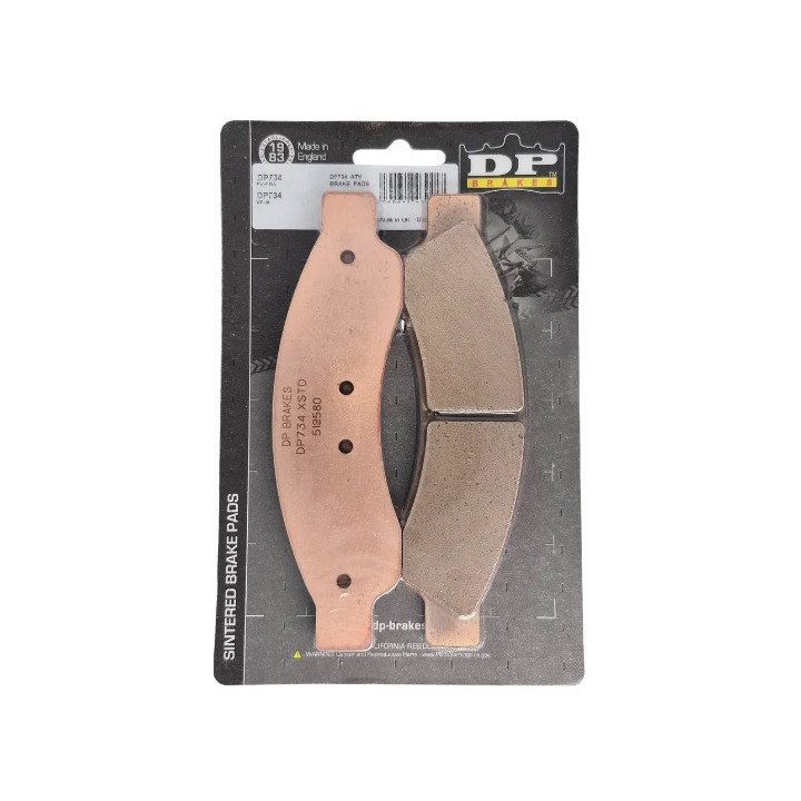Plaquettes de frein avant métal fritté DP BRAKES SSV Can Am Maverick R 999