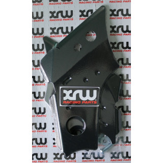 Protections latérales cadre alu noir YFZR 450 | MX-Quad