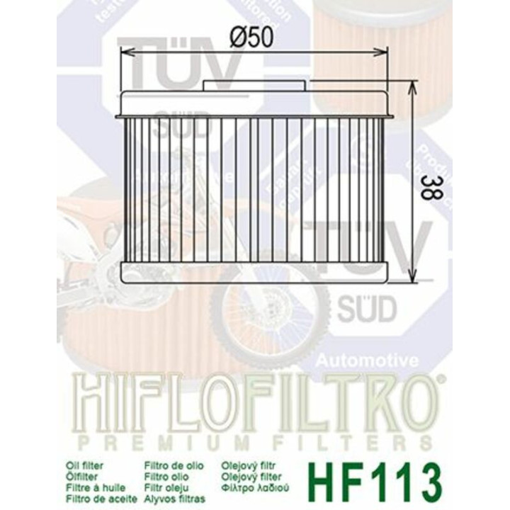 Filtre à huile TRX 400 HIFLO FILTRO | MX-Quad