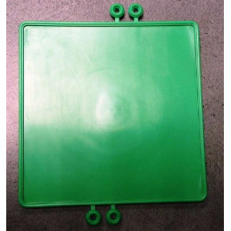 PLAQUE NUMERO PLASTIQUE VERTE