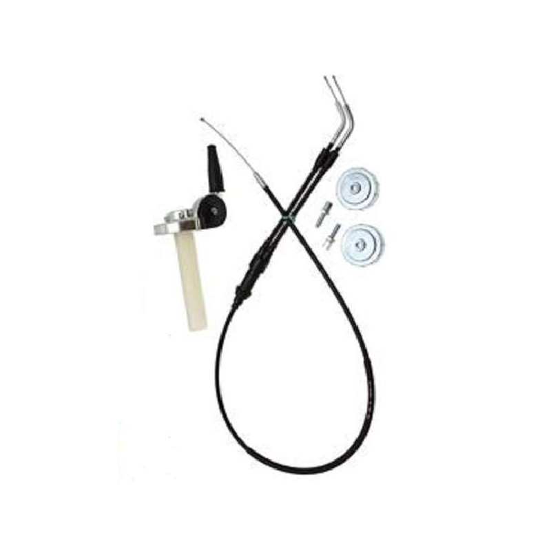 KIT POIGNEE TURBO CABLE DE GAZ 350 BANSHEE ET CHAPEAU DE CARBU