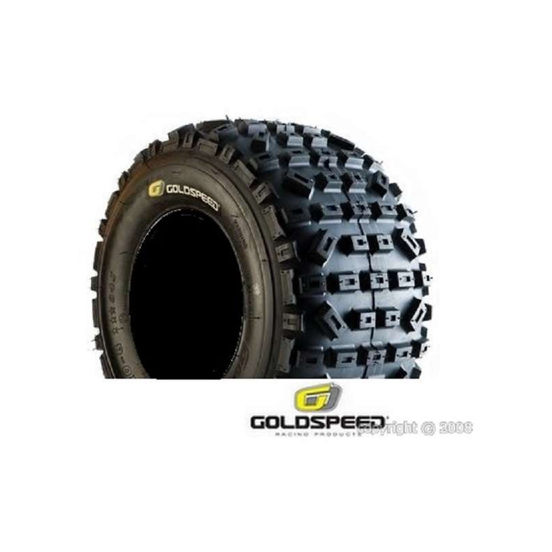 PNEU ARRIERE GOLDSPEED SX 18X10X8 GOMME JAUNE