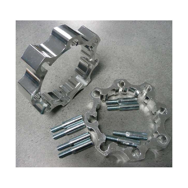 PAIRE D ELARGISSEUR AVANT DOUBLE PERCAGE 4X144 ET 4X156 +35mm